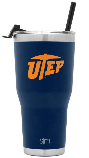Collegiate Cruiser Tumbler with Flip Lid and Straw